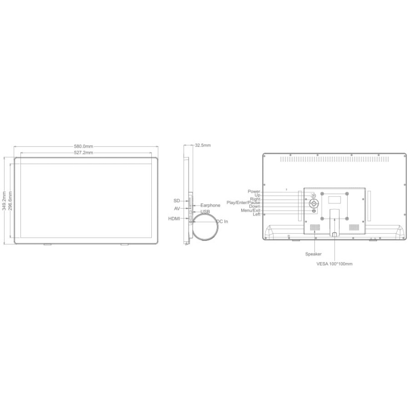 BRAUN DigiFrame 240 Large Format Display kaufen BRAUN Photo Technik