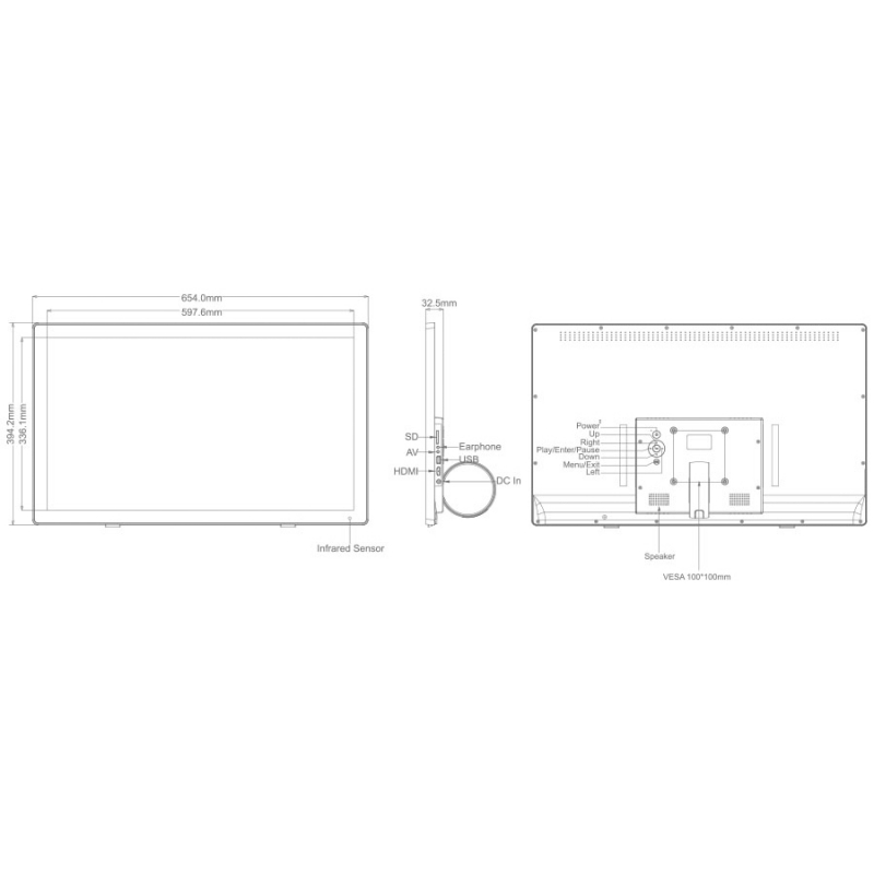 BRAUN DigiFrame 270 Large Format Display kaufen BRAUN Photo Technik