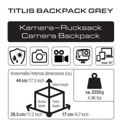 BRAUN Titlis Backpack grey