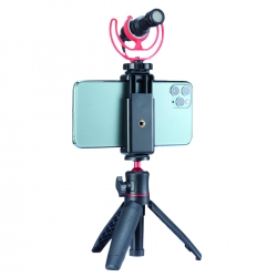 BRAUN table tripod MT-27 VLOG with smartphone-holder incl. cold shoe