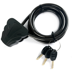 BRAUN Steel cable lock 180 cm (⌀8mm) for scouting cameras