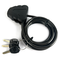 BRAUN Steel cable lock 180 cm (⌀8mm) for scouting cameras
