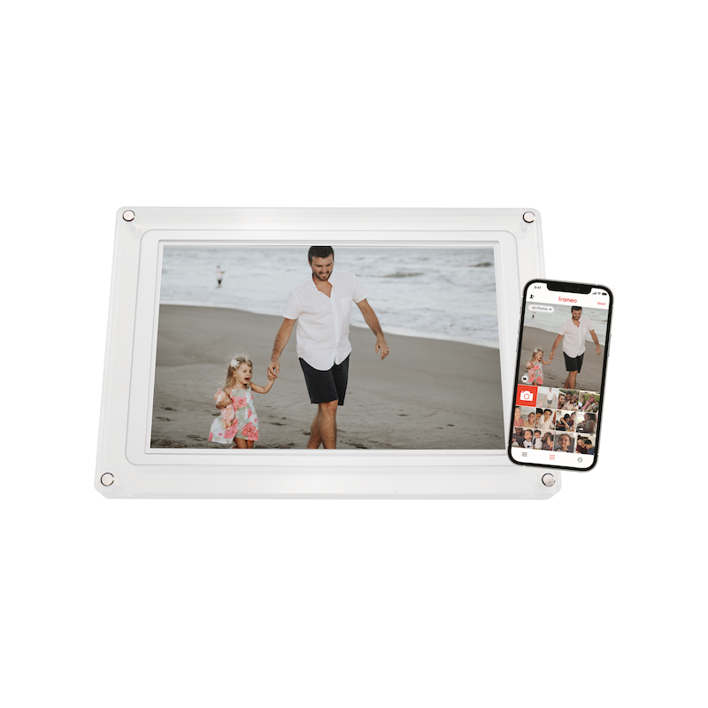 BRAUN DigiFrame 1020 WiFi acrylic white front