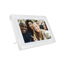 BRAUN DigiFrame 1020 WiFi Acryl weiss seitlich links