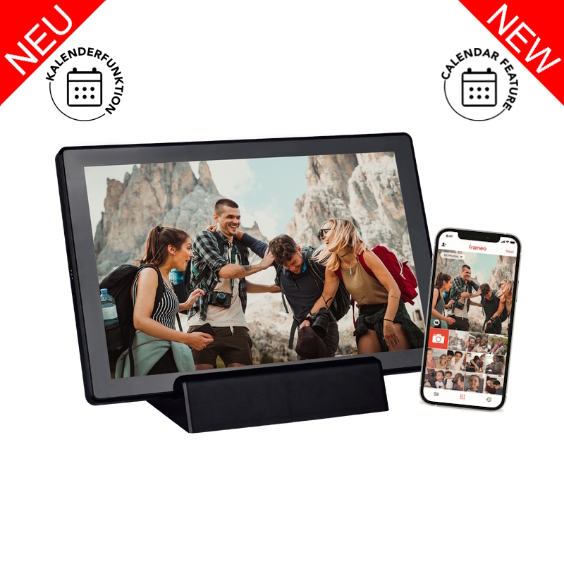 BRAUN DigiFrame 1011 WiFi mobil schwarz Vorderseite