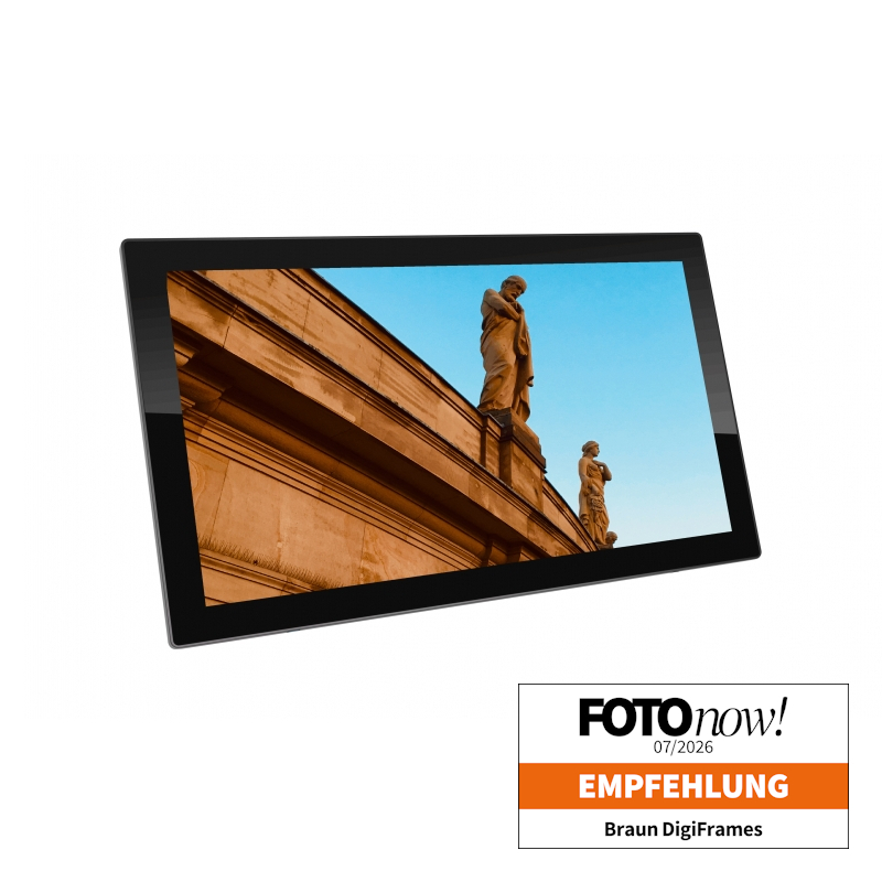 BRAUN DigiFrame 1901 8GB (Frontansicht)