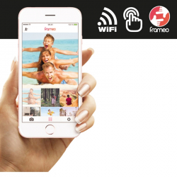 BRAUN DigiFrame 1011 WiFi mobil weiss frameo APP Bild 3