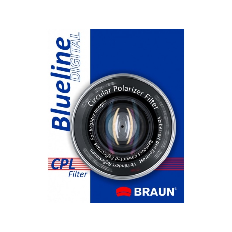 BRAUN BlueLine POL-Filter 62 mm (Verpackung)