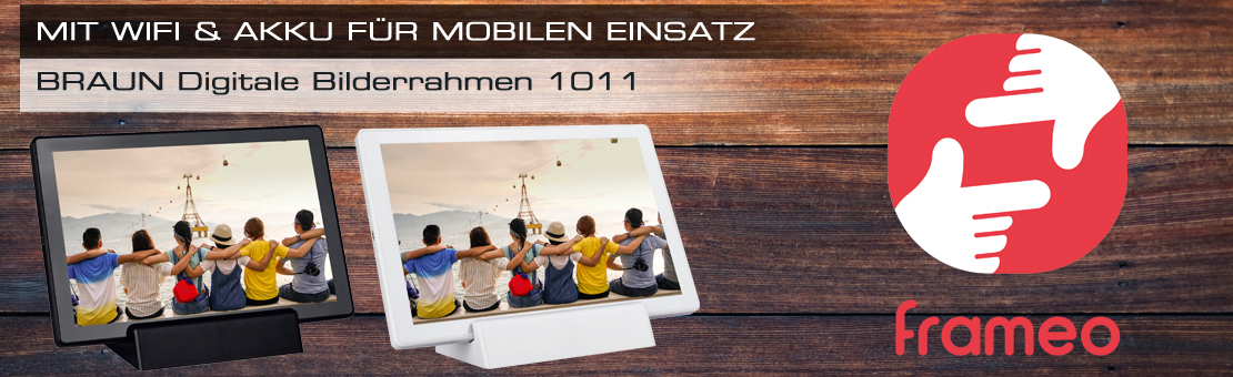 Banner DigiFrame 1011 WiFi mobil