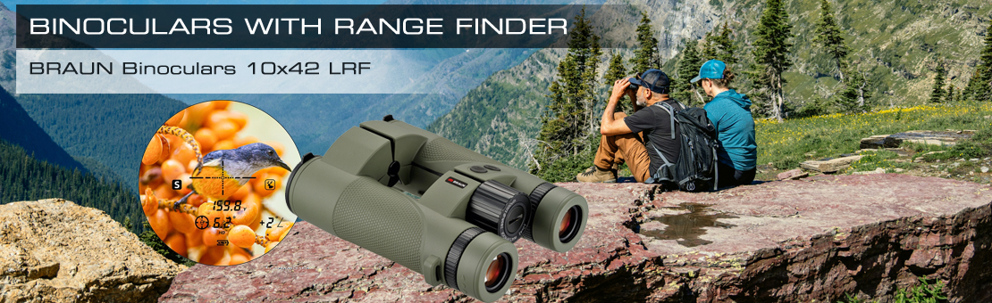 Banner 20030 Binoculars 10x42 LRF English